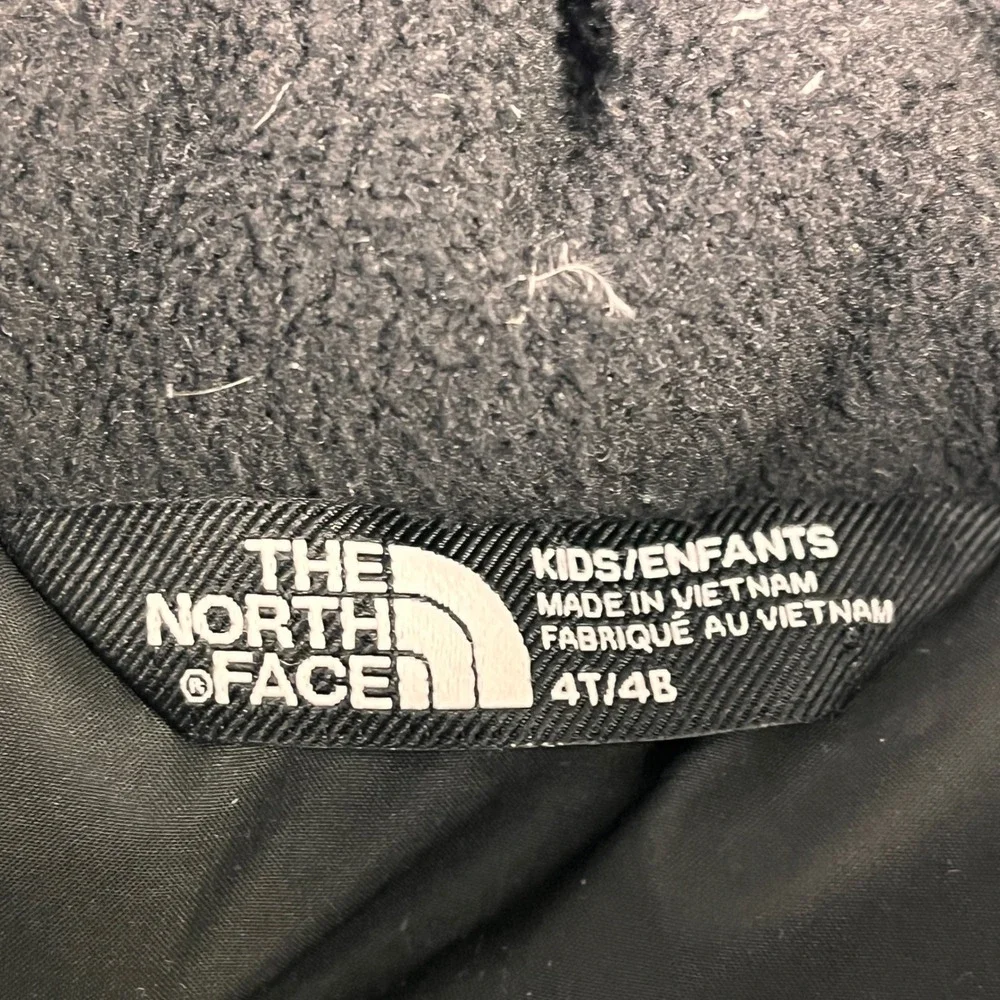 The North Face Hooded Winter Jacket Kids 4T Insulated Warm 550 Ski Parka‎ Coat